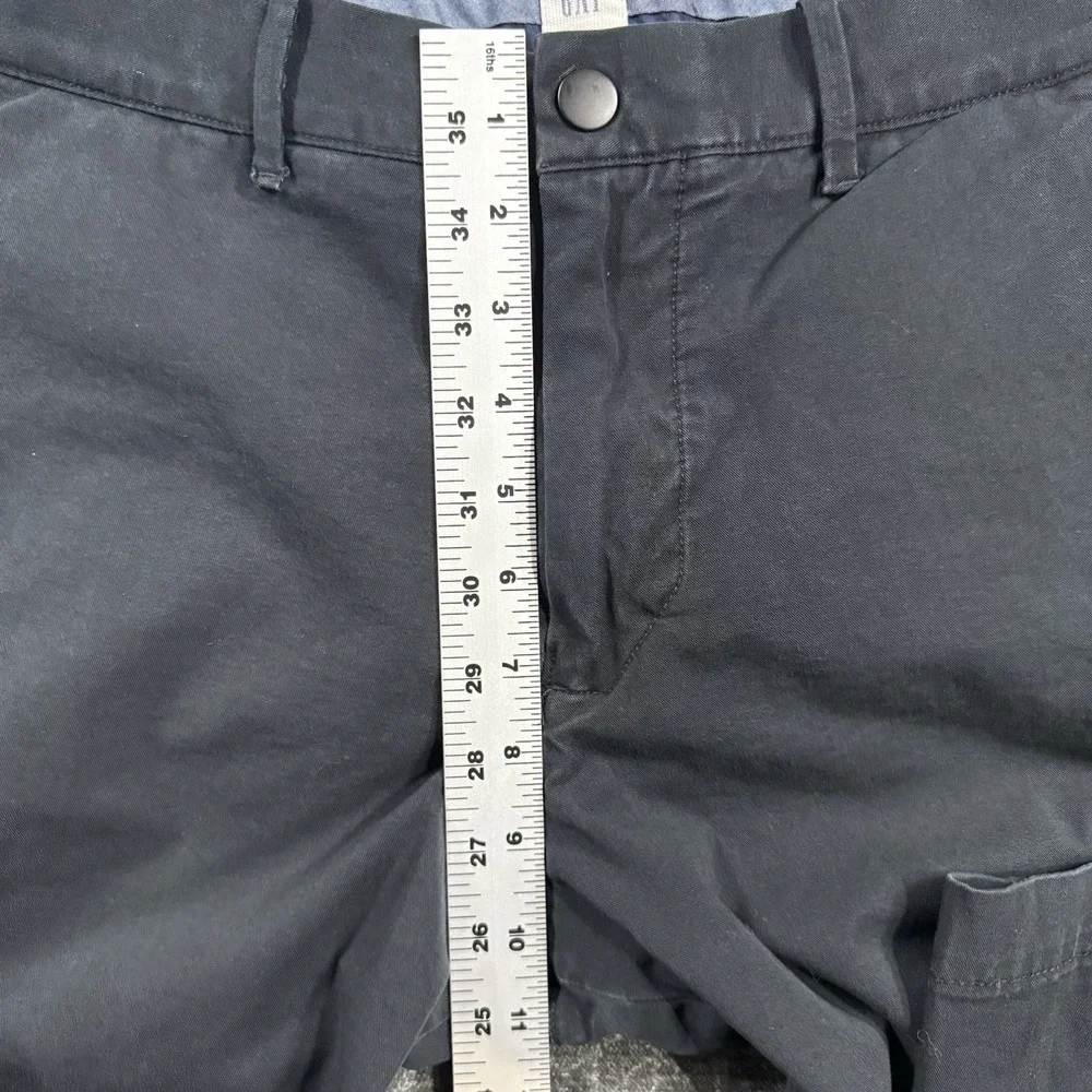 Gap Ultimate‎ Khaki Slim Fit Flat Front Pants Men's True Black Size 34x30 Chino